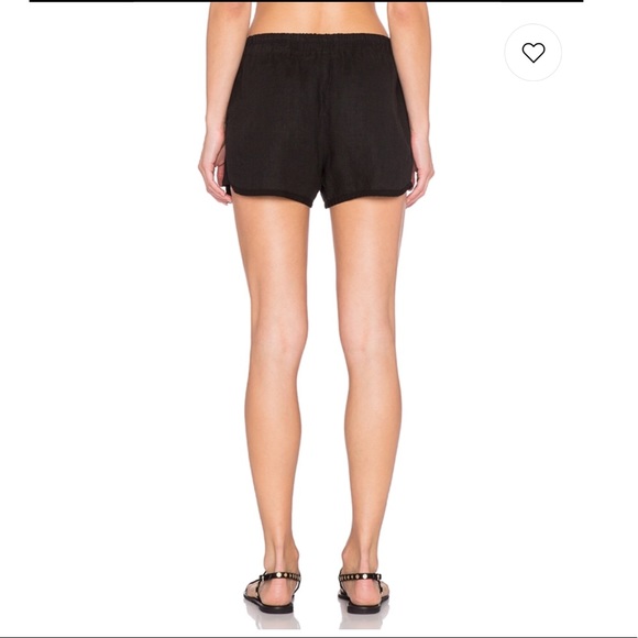 NWT James Perse Dolphin Shorts (Black) - Picture 6 of 8
